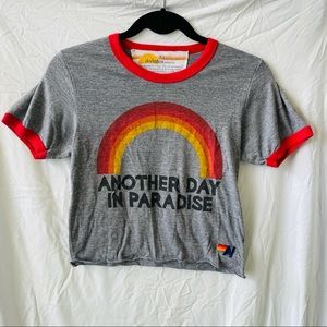 Aviator Nation Cropped Tee